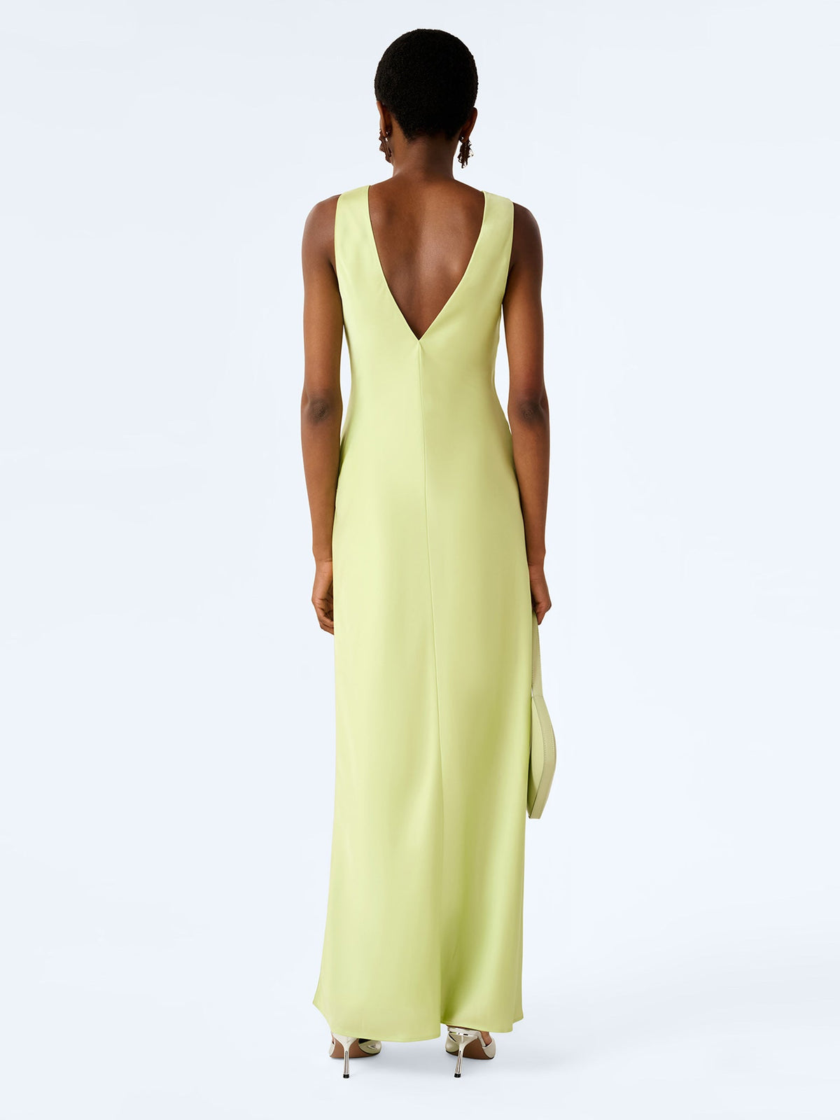 Casey Dress in Shaddow Lime