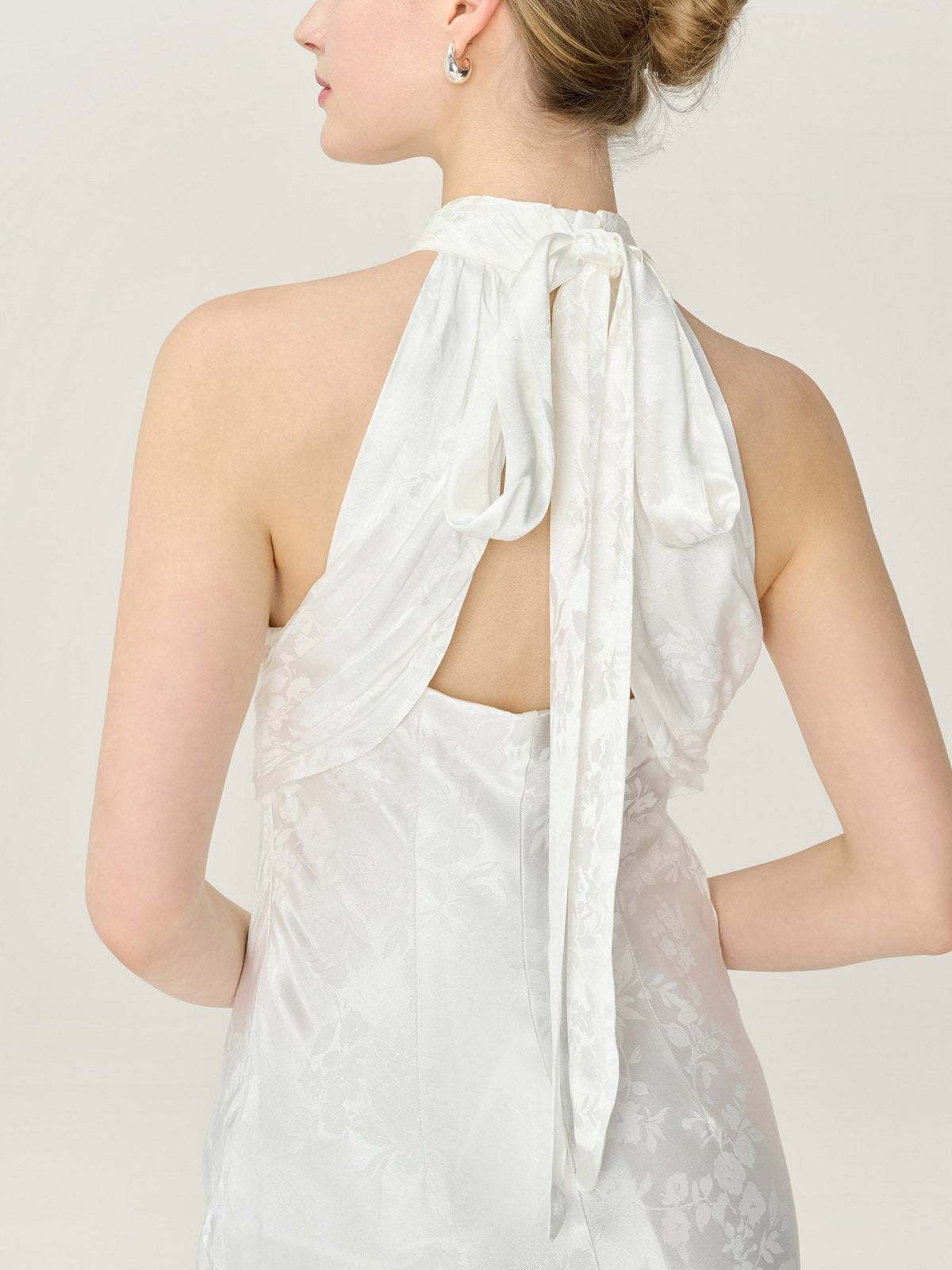 Milos Dress in Ivory