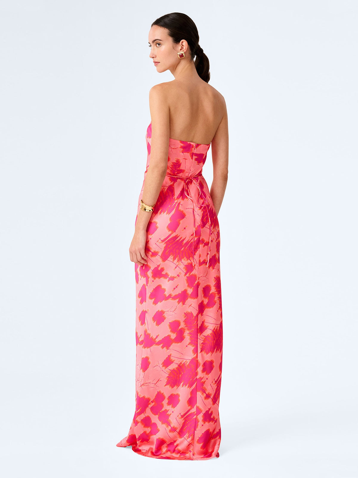 Amdra Dress in Sunset Blur Print