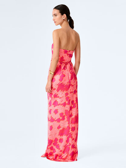 Amdra Dress in Sunset Blur Print