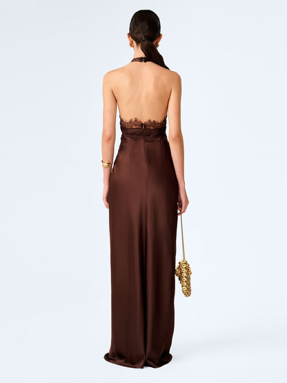 Benita Dress in Chocolate
