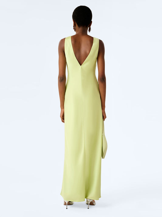 Casey Dress in Shaddow Lime