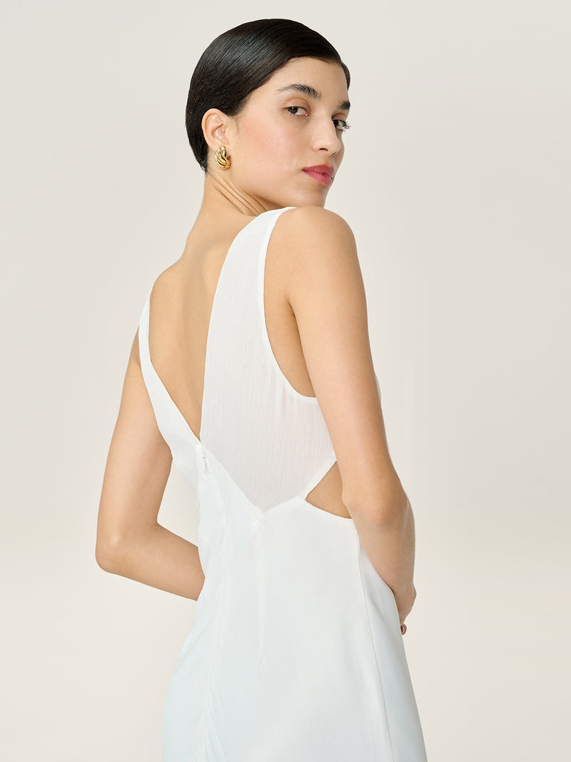 Milos Dress in Ivory