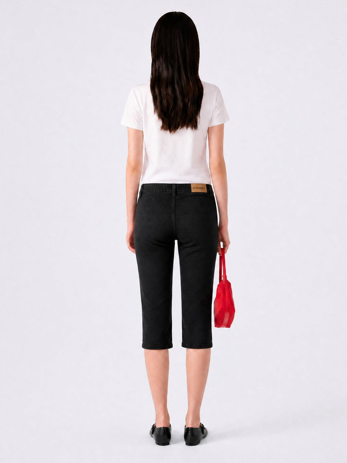 Rhone Capri Jean in Black